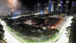 Das Rennen in Singapur ist ein Nacht-Grand-Prix