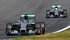 Nico Rosberg und Lewis Hamilton kämpfen um den WM-Titel