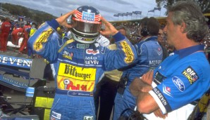 Michael Schumacher wurde von Flavio Briatore zu Benetton geholt