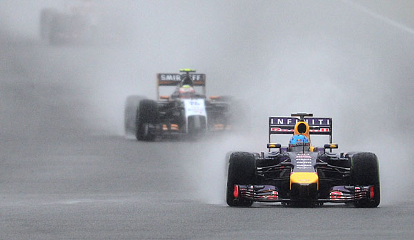 Sebastian Vettel wird wahrscheinlich am Wochenende mit starken Regenfälle zu kämpfen haben