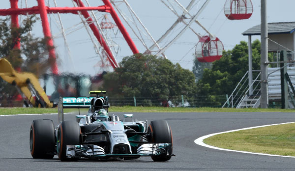 Nico Rosberg startet in Suzuka zum achten Mal in der Saison 2014 von der Pole Position