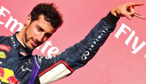 Daniel Ricciardo war mit seinem dritten Platz in Austin sichtlich zufrieden