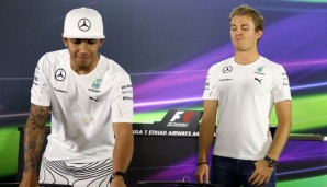 Lewis Hamilton und Nico Rosberg entscheiden am Sonntag die WM unter sich