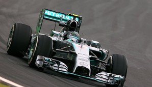 Nico Rosberg war im ersten Training schneller als sein WM-Kontrahent Lewis Hamilton