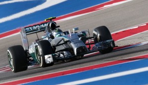 Nico Rosberg sicherte Mercedes beim Qualifying in Austin die 16. Pole Position der Saison 2014