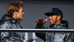 Nico Rosberg und Lewis Hamilton werden ihr neues Auto im spanischen Jerez vorstellen
