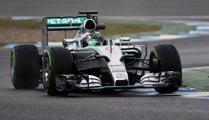 Nico Rosberg fuhr trotz eines Motorausfalls noch 151 Testrunden