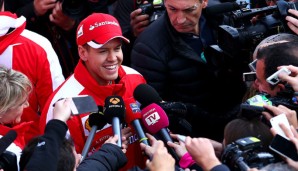 Sebastian Vettel fuhr in Jerez erstmals einen aktuellen Ferrari