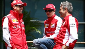Kimi Räikkönen könnte auch nächste Saison Teamkollege von Sebastian Vettel bleiben