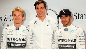 Toto Wolff versucht zu vermitteln, denn Rosberg und Hamilton sind sich nicht immer grün