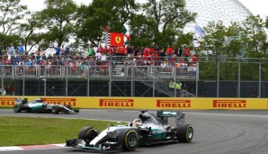 Lewis Hamilton ließ auch Teamkollege Nico Rosberg einmal mehr hinter sich