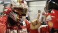 Funkelt im Scheinwerferlicht: Sebastian Vettel feierte in Singapur seinen dritten Saisonsieg