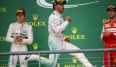 Lewis Hamilton feierte GP-Sieg und WM-Titel in Austin ausgiebig