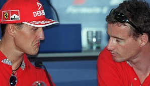 Irvine und Schumacher fuhren zwischen 1996 und 1999 gemeinsam bei Ferrari