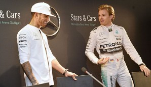 Lewis Hamilton und Nico Rosberg lachen nur selten zusammen