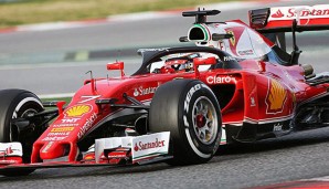 Der neue Kopfschutz am SF16-H von Ferrari