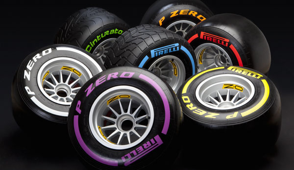 Pirelli hat für die Formel-1-Saison 2016 fünf Slickmischungen und zwei Regenreifen entwickelt