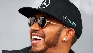 Lewis Hamilton konnte sich ein Lachen über den Crash von Felipe Massa nicht verkneifen