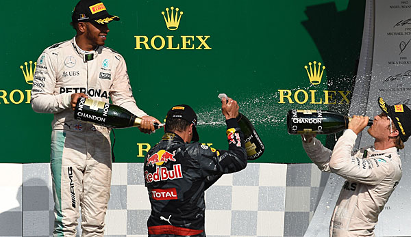 Lewis Hamilton war trotz des Sieges von Nico Rosberg der gefeierte Mann