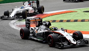 Force India und Williams liefern sich ein Kopf-an-Kopf-Duell