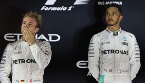 Lewis Hamilton setzt eine Spitze gegen Nico Rosberg