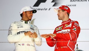 Sebastian Vettel und Lewis Hamilton führen die Formel 1 an
