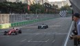 Sebastian Vettel wurde in Baku Vierter vor Lewis Hamilton