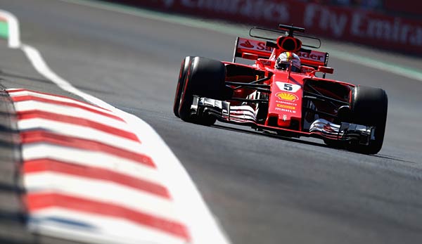 Sebastian Vettel war in Mexiko nur Fünfter im Training