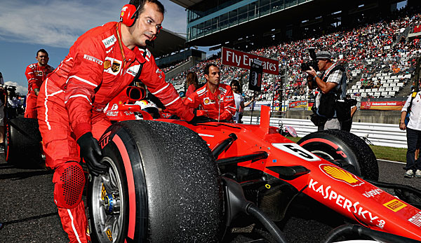 Sebastian Vettel schied in Japan aufgrund einer Panne frühzeitig aus
