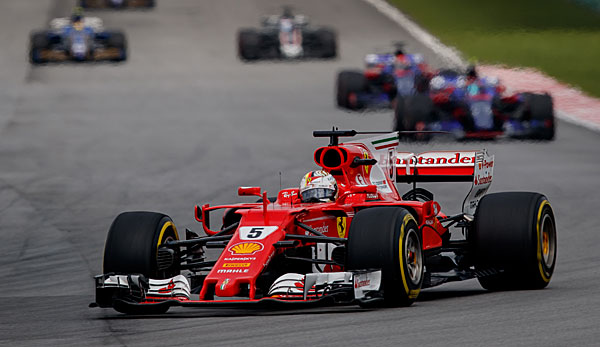 Sebastian Vettel startete von Platz 20 und fuhr am Ende nach einer beeindruckenden Aufholjagd auf Platz vier
