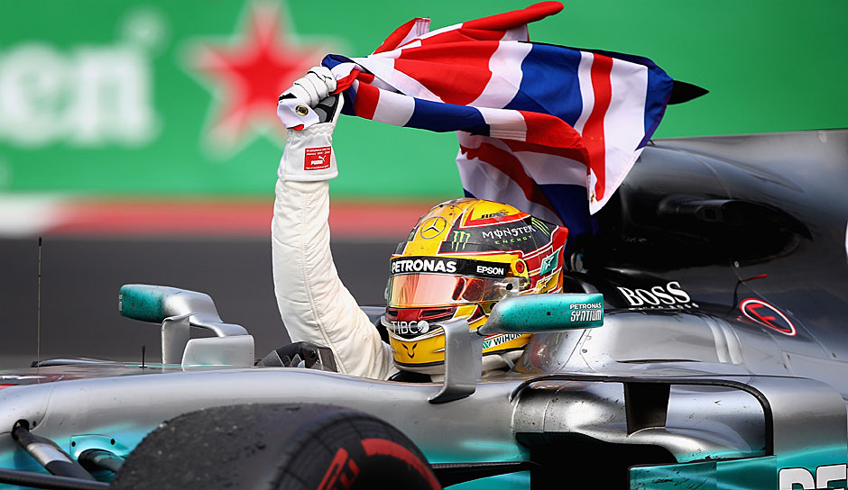 Hamilton ist Champion! Zum vierten Mal krönt sich der Engländer zum besten Formel-1-Fahrer des Jahres, diesmal schon vorzeitig in Mexiko. Hier sind die besten Jubel-Bilder ...