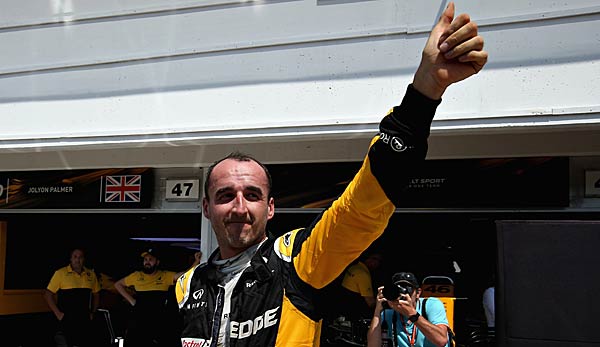 Robert Kubica nach seinem Test für Renault in Ungarn