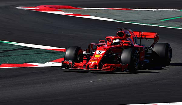 Der neue Ferrari stimmte Sebastian Vettel bei den ersten Tests positiv.