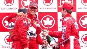 Michael Schumacher ist Rekordsieger in Kanada.