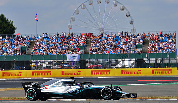 Lewis Hamilton sicherte sich die Pole in der letzten Runde.