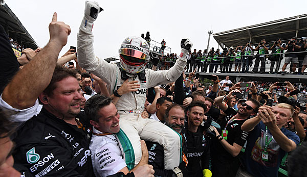Lewis Hamilton hat nun zehn Saisonsiege auf seinem Konto.