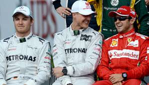 Michael Schumacher fuhr in der Formel 1 für vier Teams: Jordan, Benetton, Ferrari und Mercedes.