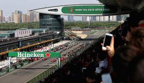 Der 1000. Grand Prix der Formel 1 findet in China statt.