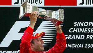Ruben Barrichello setzte sich beim GP von China vor 15 Jahren gegen namhafte Konkurrenz wie Jenson Button und Kimi Raikkönen durch.