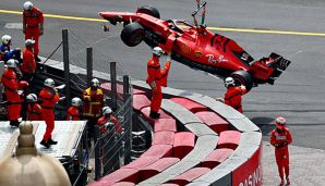 Sebastian Vettel hatte beim Monaco-GP im Training einen Unfall.