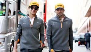 Bleiben McLaren für die Saison 2020 erhalten: Carlos Sainz (links) und Lando Norris (rechts).
