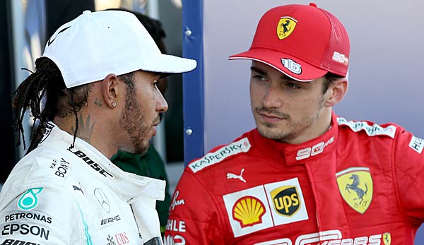 Bald Teamkollegen? Lewis Hamilton und Charles Leclerc.