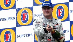 Platz 17 - DAVID COULTHARD: 535 Punkte (246 Rennstarts von 1994 bis 2008 für Williams, McLaren und Red Bull)
