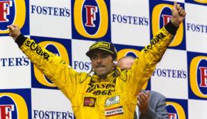 Platz 25 - DAMON HILL: 360 Punkte (115 Rennstarts von 1992 bis 1999 für Brabham, Williams, Arrows und Jordan)