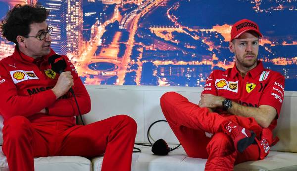 Mattia Binotto und Sebastian Vettel zofften sich zuletzt öffentlich.