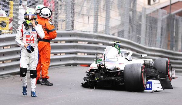 Mick Schumacher crashte in Monaco.