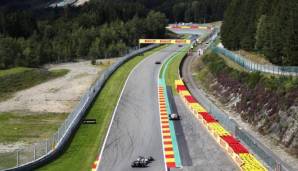 Der Circuit de Spa-Francorchamps trägt den Beinamen Ardennen-Achterbahn.