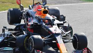 Lewis Hamilton und Max Verstappen sind nach einem Crash beim GP von Italien beide ausgeschieden.