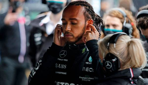Lewis Hamilton war mit der Entscheidung seines Teams nicht zufrieden.