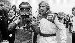 Auf der Strecke ließen sie sich aber keinen Zentimeter. Vor allem die Saison 1976 elektrisierte die Zuschauer. Lauda führte die WM damals lange an, wurde durch seinen schweren Unfall auf dem Nürburgring aber zurückgeworfen.